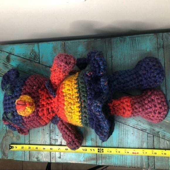 Handmade Crocheted teddy Bear - Picture 6 of 8